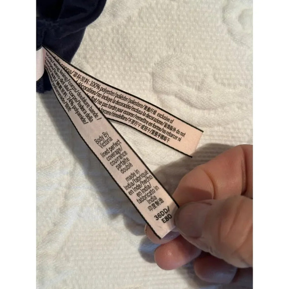 Victoria's Secret Size 36DD body by Victoria lined perfect coverage lace - Picture 3 of 5